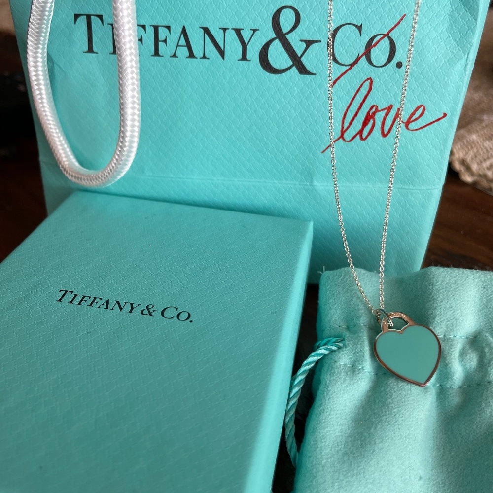 Tiffany’s Turquoise heart necklace